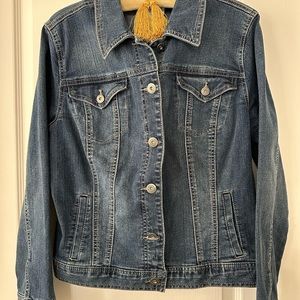 Style & Co. stretch denim jacket. EUC